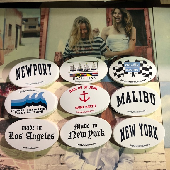100 Brandy Melville Stickers - Picture 4 of 5